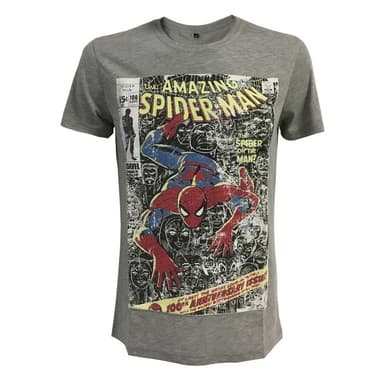 Marvel t-paita - The Amazing Spiderman (harmaa) (XXL)