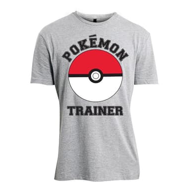 Pokemon Trainer t-paita (harmaa) (L)
