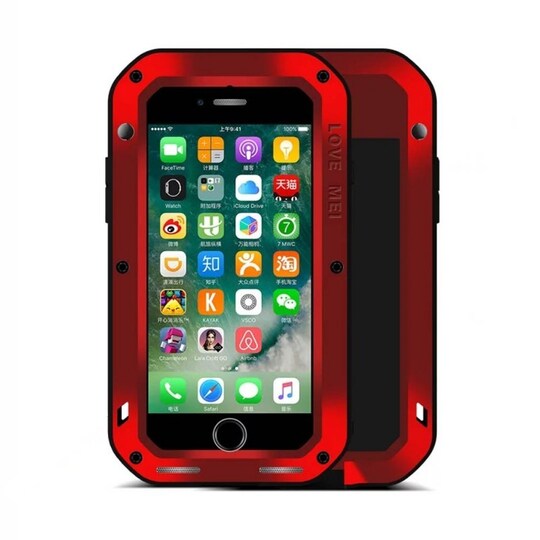 LOVE MEI Powerful Apple iPhone 7/8  - punainen