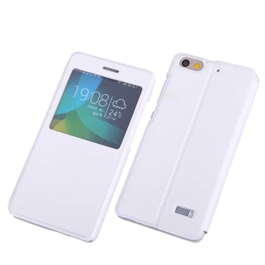 Flip lompakkokotelo Huawei Honor 4C  - valkoinen