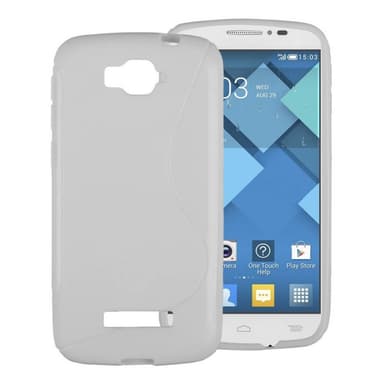 S Line Suojakuori Alcatel One Touch Pop C7  - valkoinen
