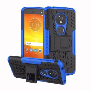 Iskunkestävä Suojakuori Motorola Moto E5 Plus (XT1924)  - sininen