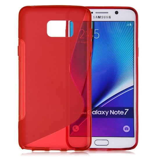 S Line Suojakuori Samsung Galaxy Note 7 (SM-N930F)  - punainen