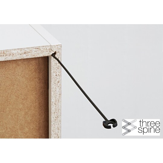 Epoq Click kulma/pöytäkaappi 100x70 cm (valkoinen)