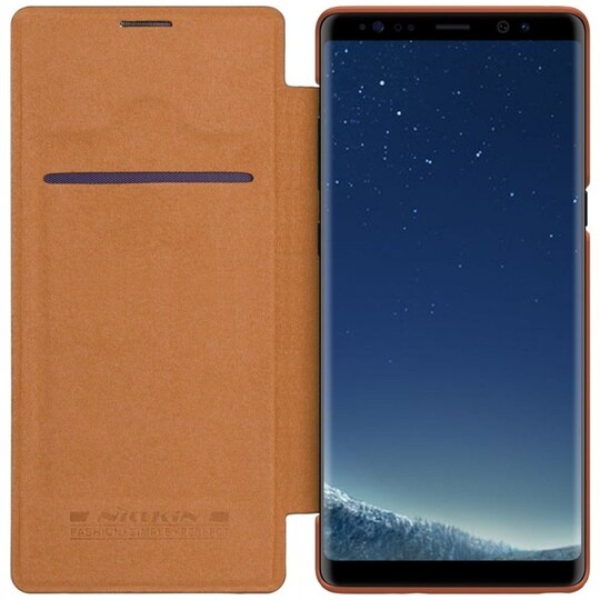 Nillkin Qin FlipCover Samsung Galaxy Note 8 (SM-N950F)  - ruskea