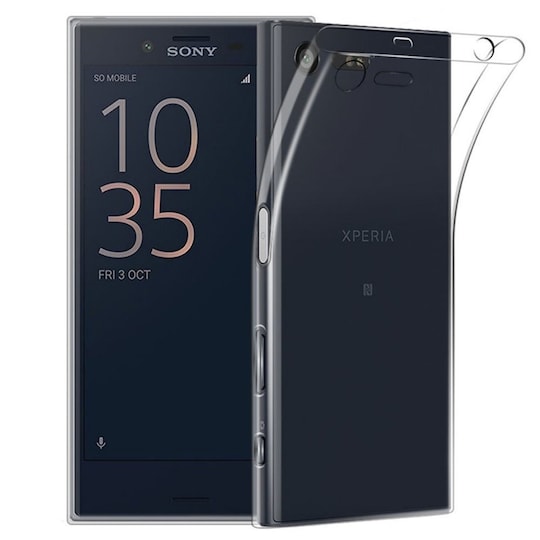 Silikonikotelo läpinäkyvä Sony Xperia X Compact (F5321)