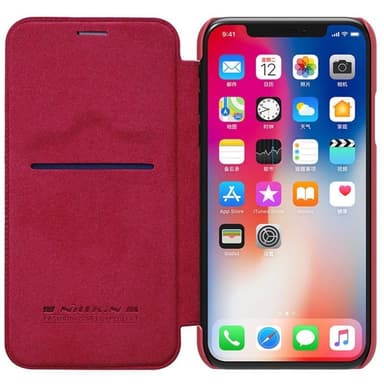 Nillkin Qin FlipCover Apple iPhone X / Xs  - punainen