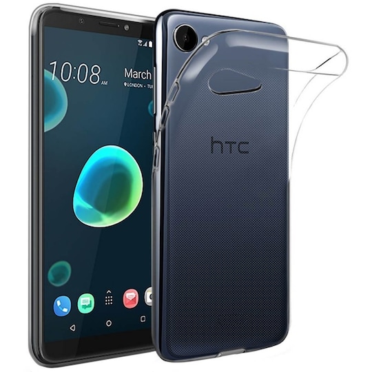 Silikonikotelo läpinäkyvä HTC Desire 12
