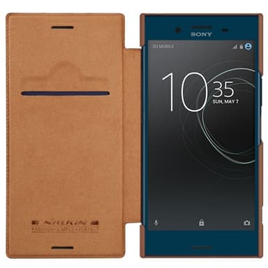 Nillkin Qin FlipCover Sony Xperia XZ Premium (G8141)  - ruskea