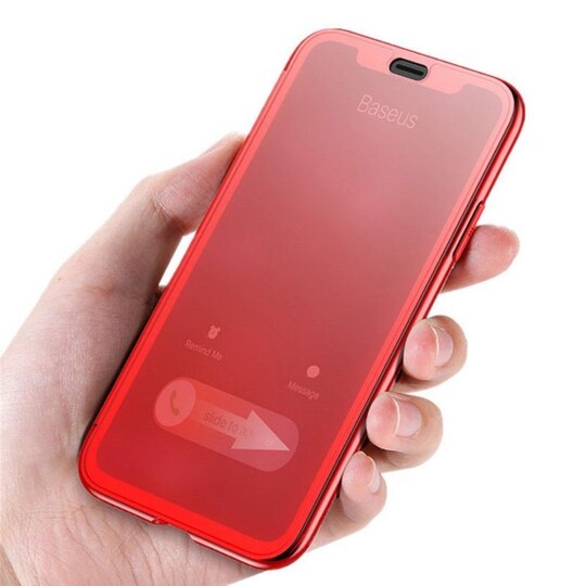 Baseus kosketettava kotelo Apple iPhone X / Xs  - punainen