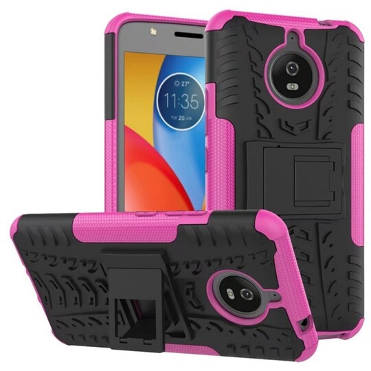 Iskunkestävä Suojakuori Motorola Moto E4 Plus (XT1770)  - pinkki