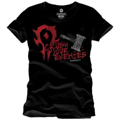 Warcraft t-paita - Crush Your Enemies (musta) (XXL)