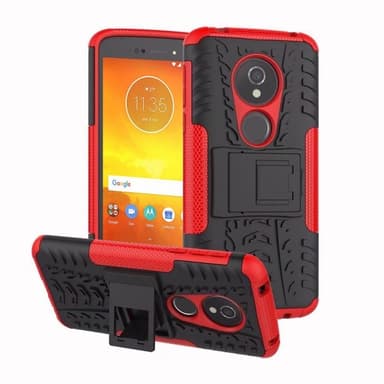 Iskunkestävä Suojakuori Motorola Moto E5 (XT1944)  - punainen