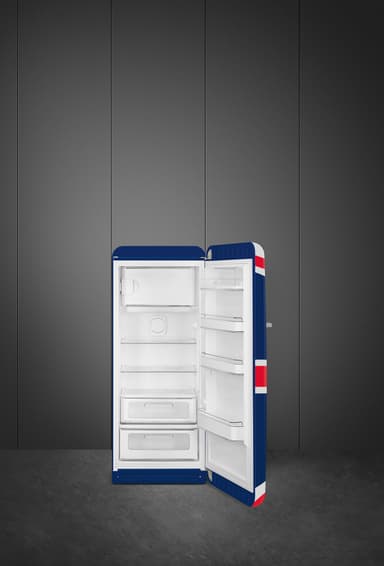 Smeg 50 s Style jääkaappi pakastelokerolla FAB28RDUJ5 (Union Jack)