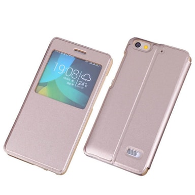 WUACYEAMING Cover per Honor 4C/Huawei G Play Mini,Cover Case in Silicone Trasparente Ultra Sottile e Leggera, Anti Ingiallimento Custodia con Antiurto, Anti-Graffio e Retro TPU-(lupo