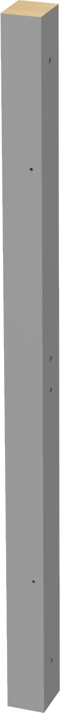 Epoq Standard kulmapalkki 7x70 cm (grafiitti)