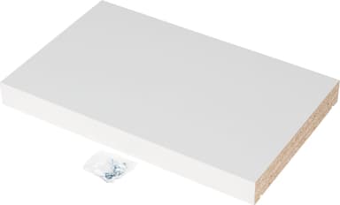 Epoq Standard kulmahylly 80x33.15 cm 3 kpl (valkoinen)