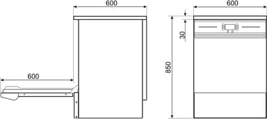 Smeg Professional SWT262TD-1 astianpesukone