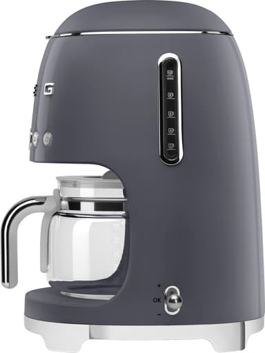 Smeg 50’s Style kahvinkeitin DCF02GREU (harmaa)