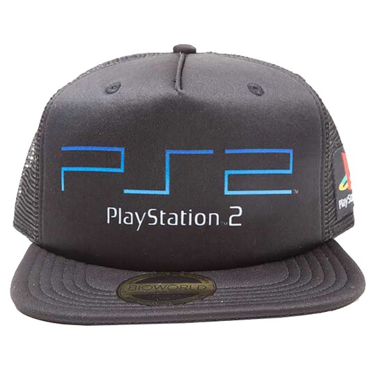 PlayStation - PS2 Color Logo lippalakki (musta)