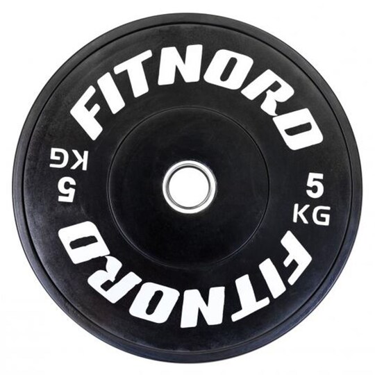 FitNord Competition Bumper Plate, Levypainot Bumper 5 kg