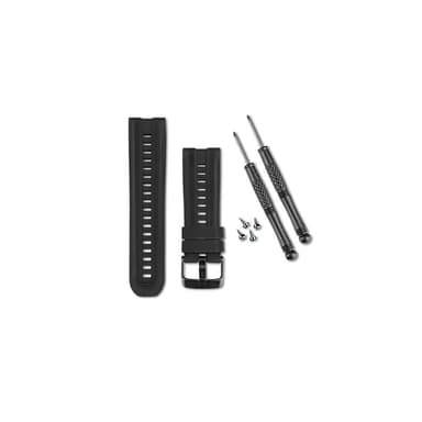 Garmin Black Silicone Watch Band, Kellonrannekkeet