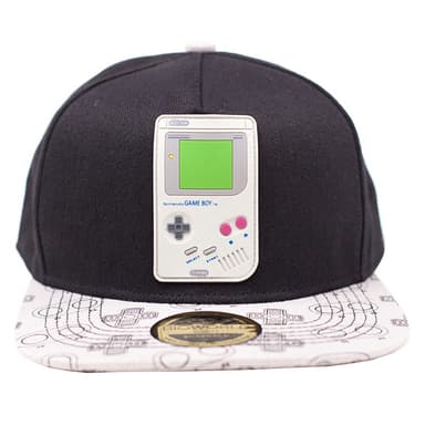 Nintendo - Gameboy lippalakki (mustavalkoinen)