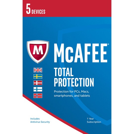 McAfee Total Protection 2017 (5 laitetta)