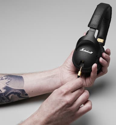 Marshall Monitor around-ear kuulokkeet (musta)