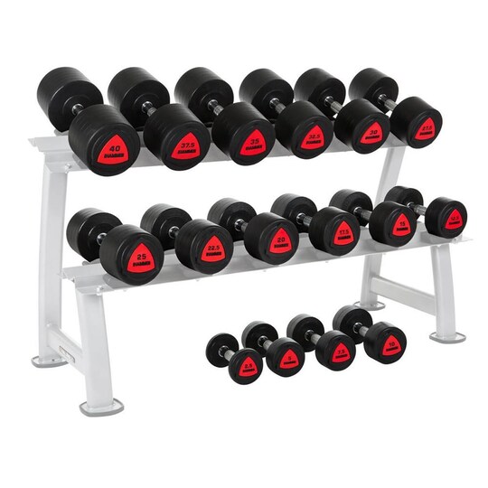 Hammer Sport PU Dumbbell, Käsipainot kumiset 7,5 kg