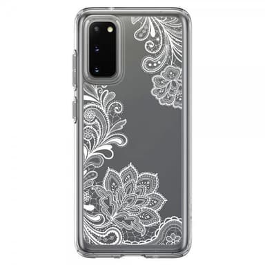 Samsung Galaxy S20 Suojakuori White Mandala
