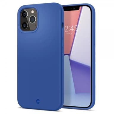 iPhone 12 Pro Max Suojakuori Silikoni Linen Blue