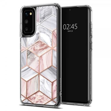 Samsung Galaxy S20 Suojakuori Pink Marble