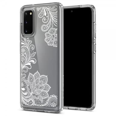 Samsung Galaxy S20 Suojakuori White Mandala