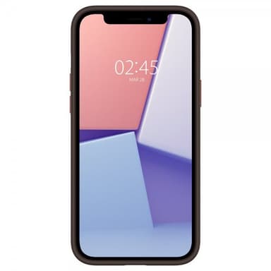 iPhone 12/iPhone 12 Pro Suojakuori Leather Brick Saddle Brown