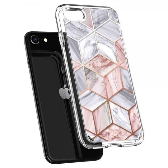 iPhone 7/8/SE 2020 Suojakuori Pink Marble
