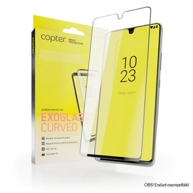 Exoglass Curved Samsung Galaxy A20e Näytönsuoja Härdat Lasi