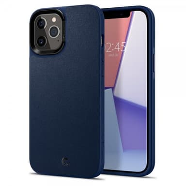 iPhone 12/iPhone 12 Pro Suojakuori Leather Brick Navy