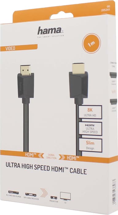 Hama 8K HDMI kaapeli (1 m)