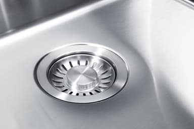 Franke Bell keittiön tiskiallas pienellä ja isolla altaalla BCX 251 R