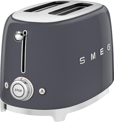 Smeg 50’s Style leivänpaahdin TSF01GREU (harmaa)