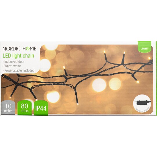 Nordic Home Christmas valonauha 4420029 (valkoinen)