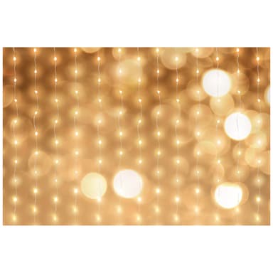 Nordic Home Christmas valoverho 4420035 (valkoinen)