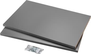 Epoq Click Graphite melamiinihyllylevyt 80x58 (2 osaa)