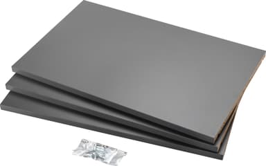 Epoq Click kulmahylly 80x35 cm 3 kpl (grafiitti)