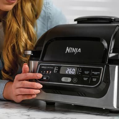 Ninja Foodi sähkögrilli + kiertoilmakeitin AG301EU