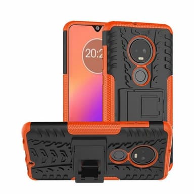 Iskunkestävä Suojakuori Motorola Moto G7 (XT1962)  - oranssi