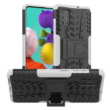 Iskunkestävä Suojakuori Samsung Galaxy A51 (SM-A515F)  - valkoinen