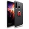 Huawei P30 Lite Slim Ring kotelo (MAR-LX1)  - Musta / punainen