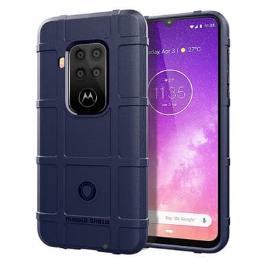 Rugged Shield suoja Motorola One Zoom (XT2010-1)  - sininen